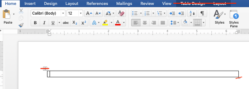 Illustration for article titled Office/Word 2016 Mac Table (?) Issue